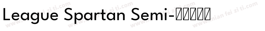 League Spartan Semi字体转换